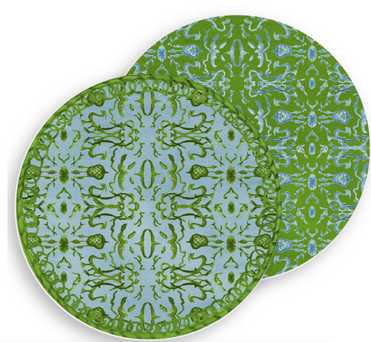 French Graffiti Reversible Vinyl Placemat