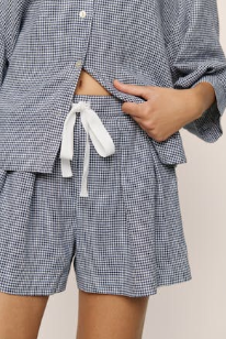 Linen Blend Relaxed Short