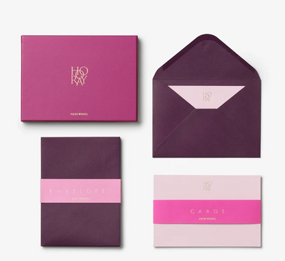 Card & Envelope Set - Hooray