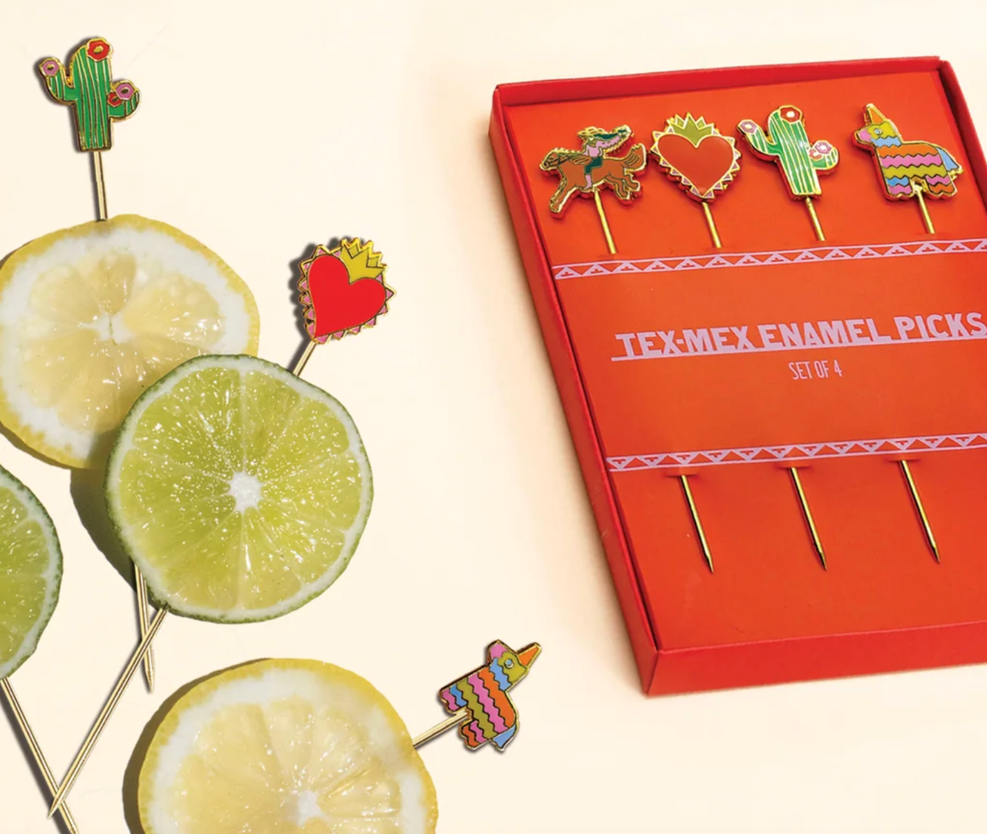 Tex-Mex Enamel Picks