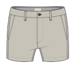 All Day Shorts w. Belt Loop - 7"