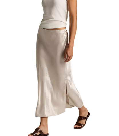 Side Slit Slip Skirt