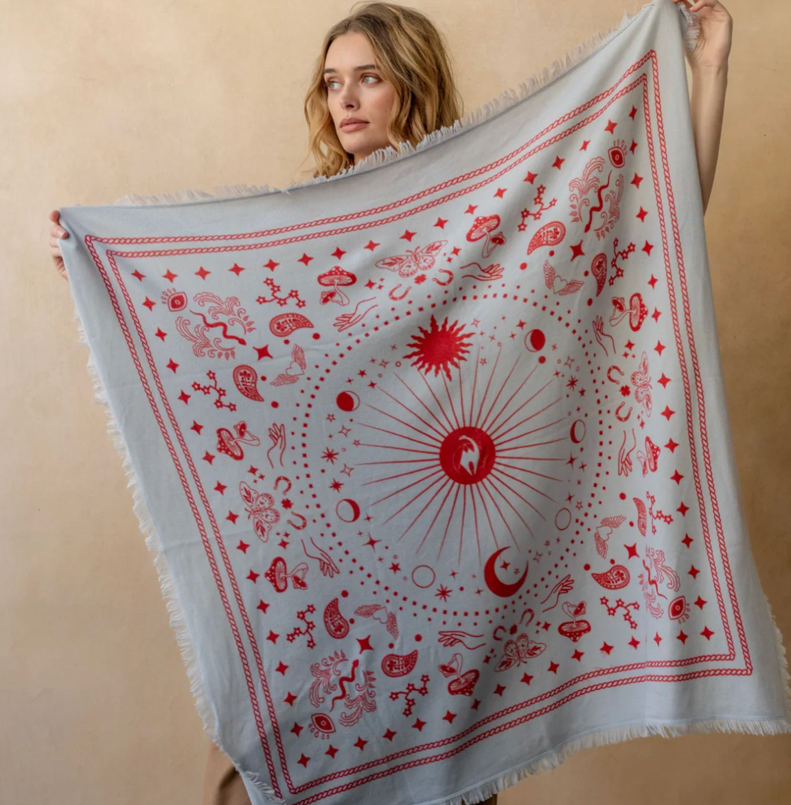 Cosmic Rodeo Cashmere Sweater Wrap