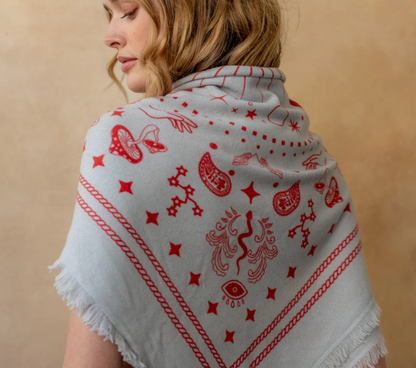 Cosmic Rodeo Cashmere Sweater Wrap