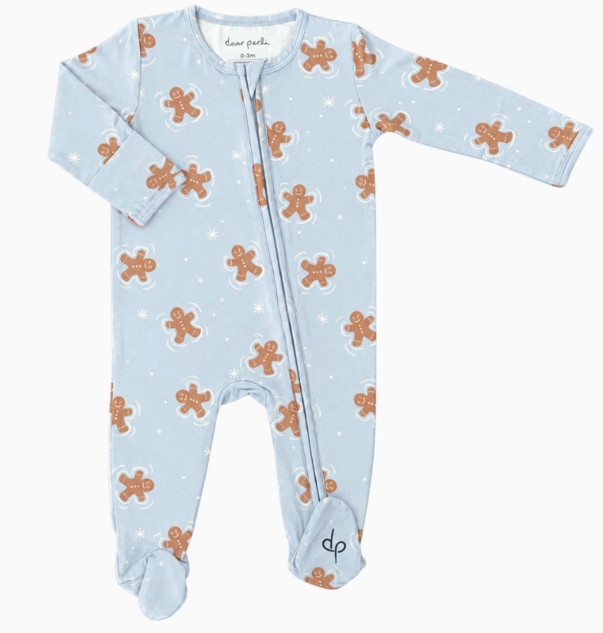Dear Perli Zippered Footie