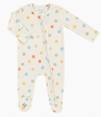 Dear Perli Zippered Footie
