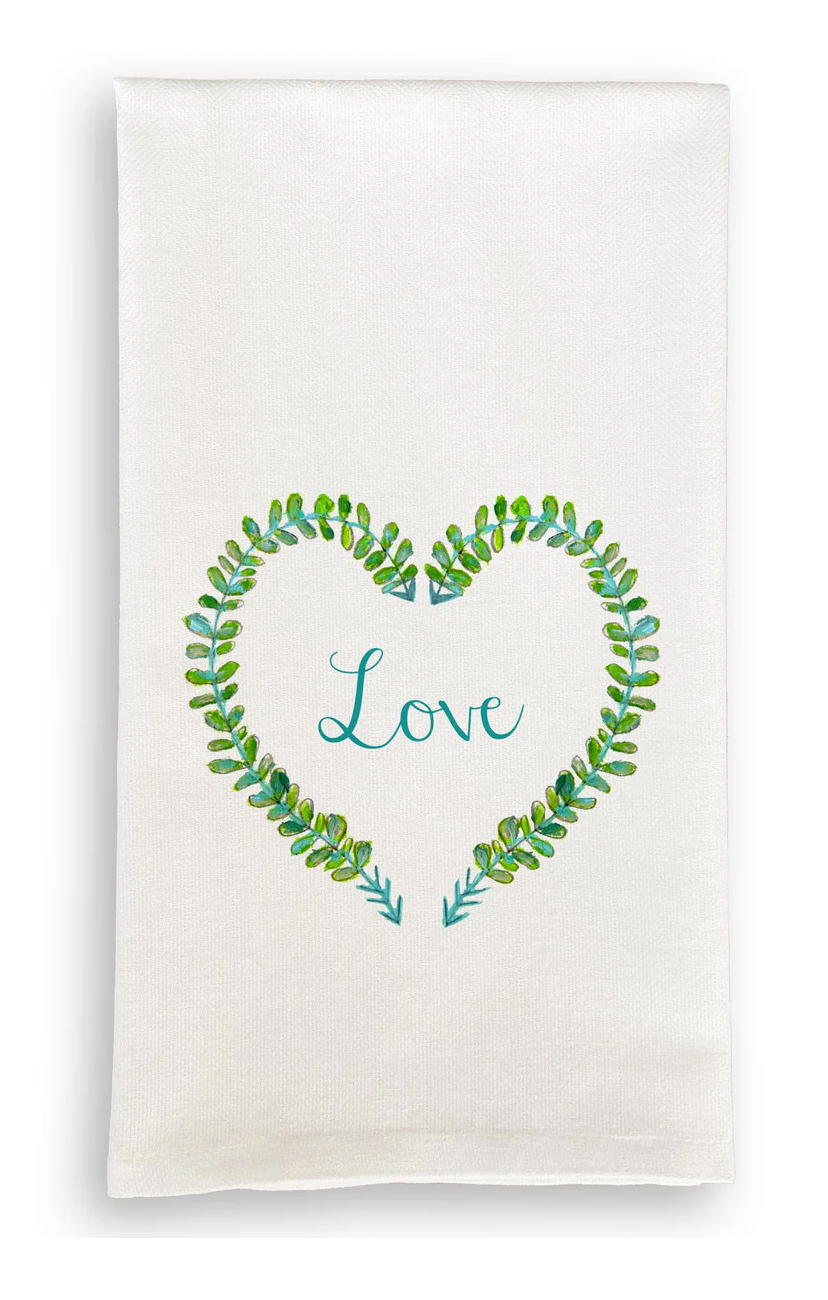 French Graffiti Kitchen Towel