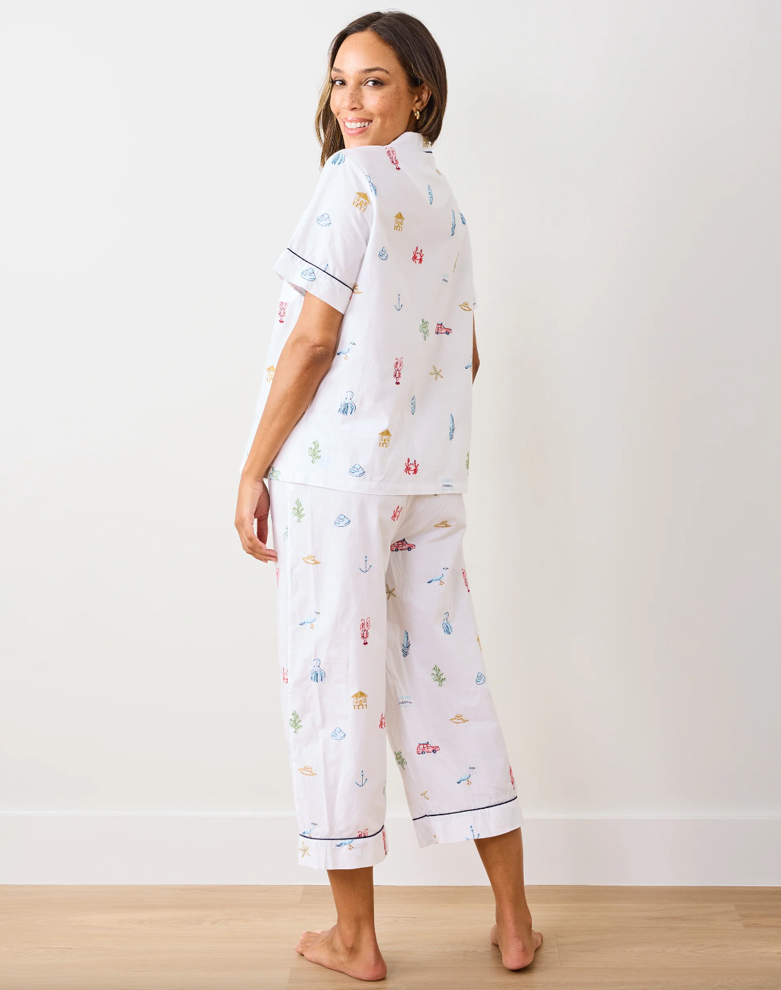 Summer Essentials S/S Cropped Pant Set