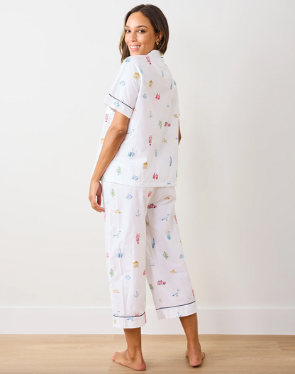 Summer Essentials S/S Cropped Pant Set