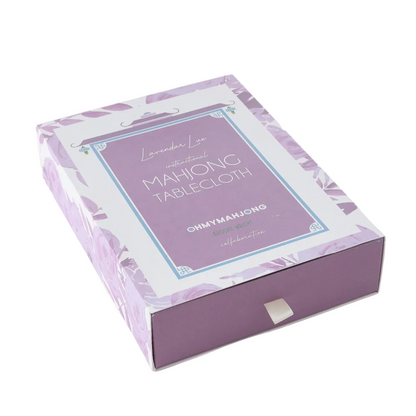 Lavender Lux Instructional Mahjong Tablecloth