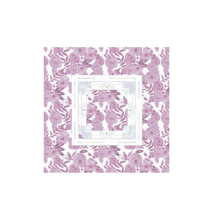 Lavender Lux Instructional Mahjong Tablecloth