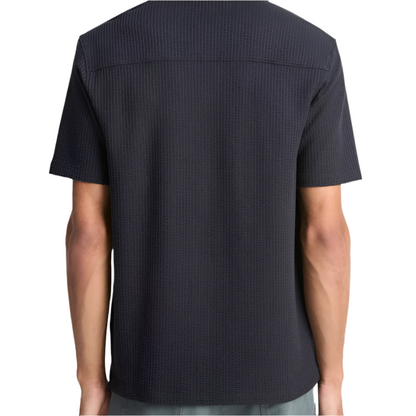 Seersucker-Knit Cotton Cabana Shirt