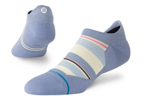 Light Performance Tab Socks - Milo Blue