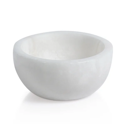 MultiServe White Alabaster Bowl