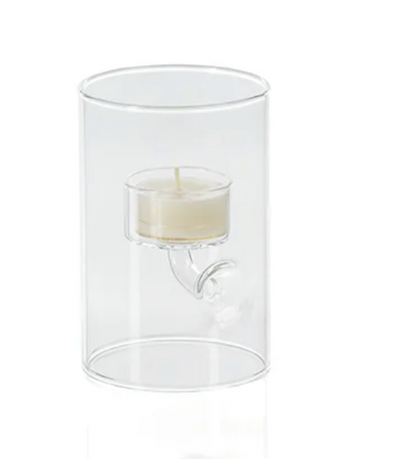 Suspended Glass Tealight Holder