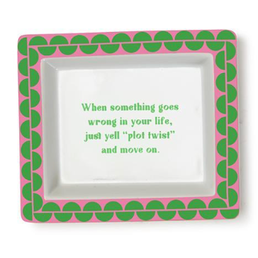 Sassy Wise Saying Tray in Gift Box