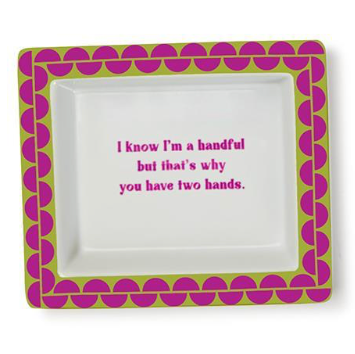 Sassy Wise Saying Tray in Gift Box