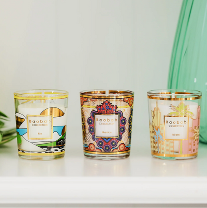 Trio Travel Candles - Rio | Mexico | Miami