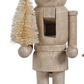 Resin Nutcrackers with White Fur Hats