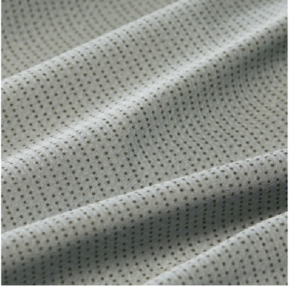 Halyard SS Dress Shirt - Pale Green Dot Stripe