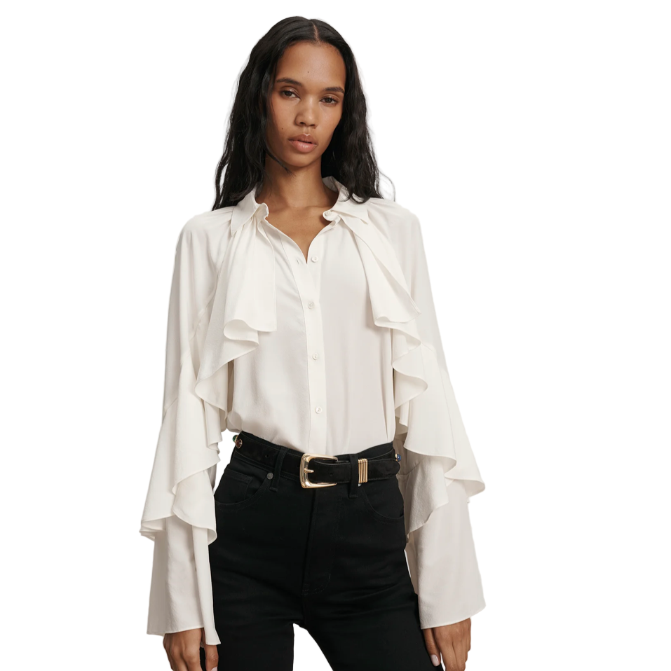 Demaris Blouse- Dove