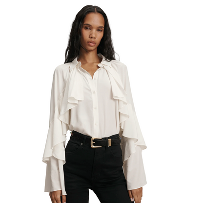 Demaris Blouse- Dove