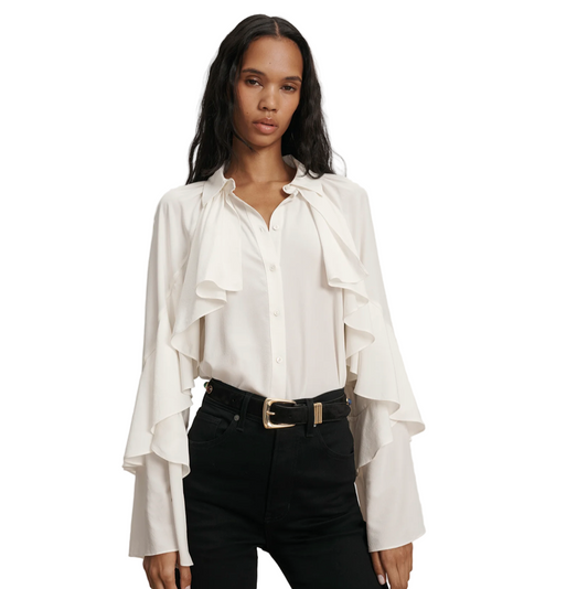 Demaris Blouse- Dove