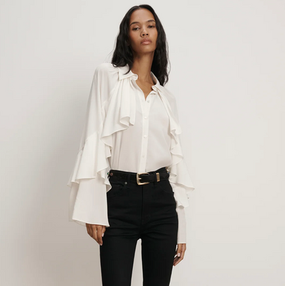 Demaris Blouse- Dove