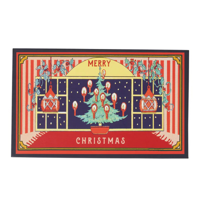 A huge (makes a statement), colorful Christmas themed matchbox filled with 150 long fireplace matches for making spirits (and fires) bright!