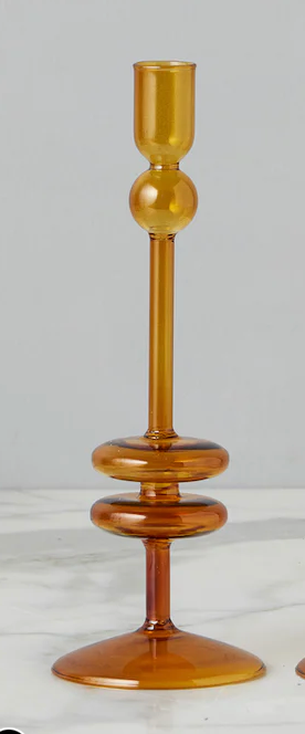 Glass Candlestick - Medium