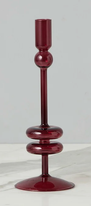 Glass Candlestick - Medium