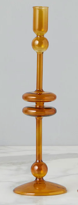 Glass Candlestick - Large