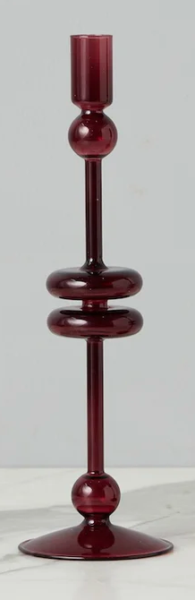 Glass Candlestick - Large