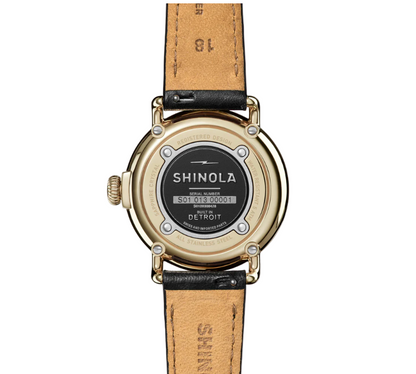 Runwell 3HD 36mm - Black Leather