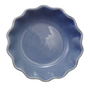 Stoneware Scalloped Bowl