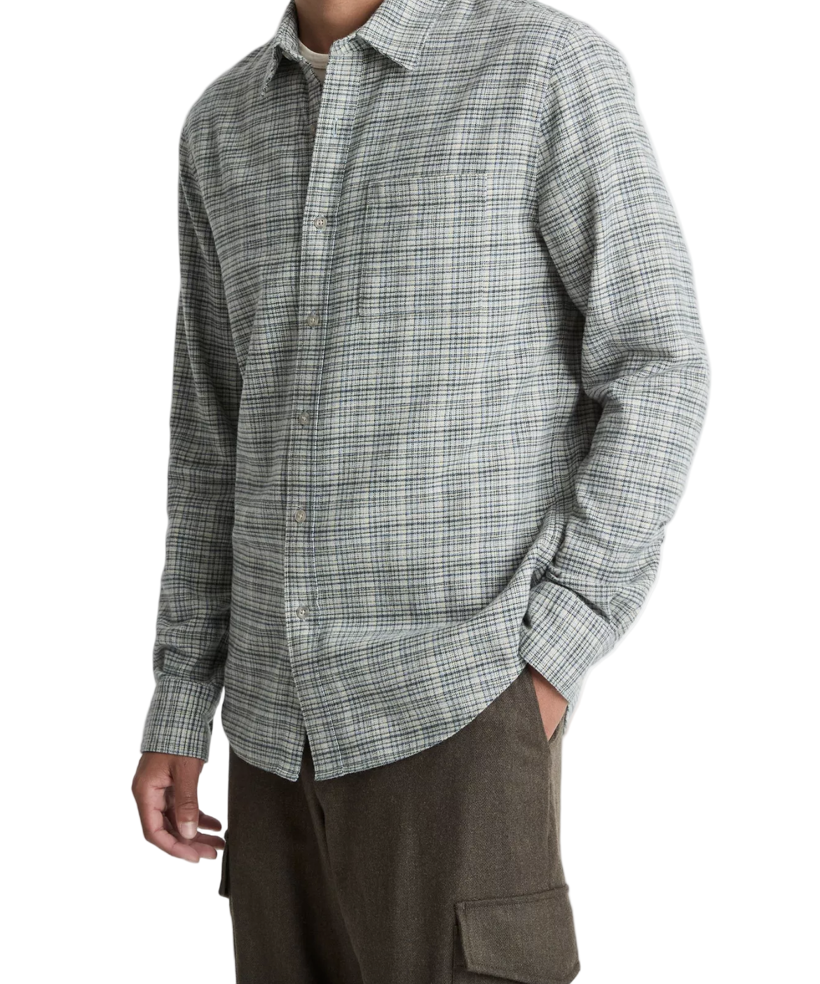 Highclere Plaid Separate Placket L/S Shirt