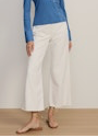 Taylor Cropped High Rise Wide Leg Jean