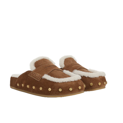 Fenix Shearling Mule - Hazelwood