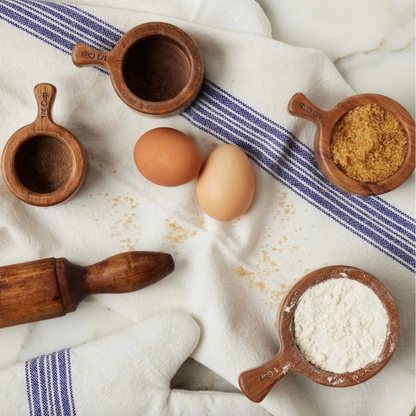 French Bistro Wood Measuring Cups