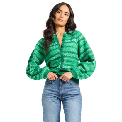 Irene Cardigan - Kelly Fairisle