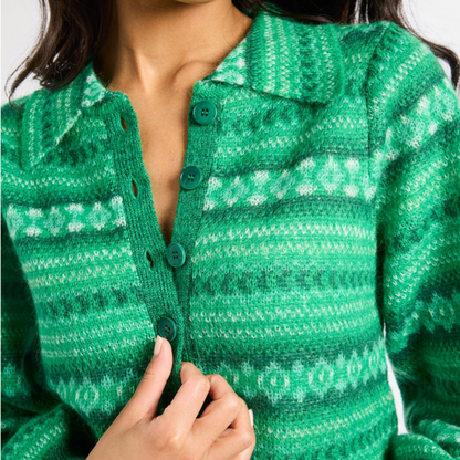 Irene Cardigan - Kelly Fairisle