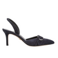 Loralyn Slingback Buckle Heel - Navy