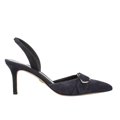 Loralyn Slingback Buckle Heel - Navy