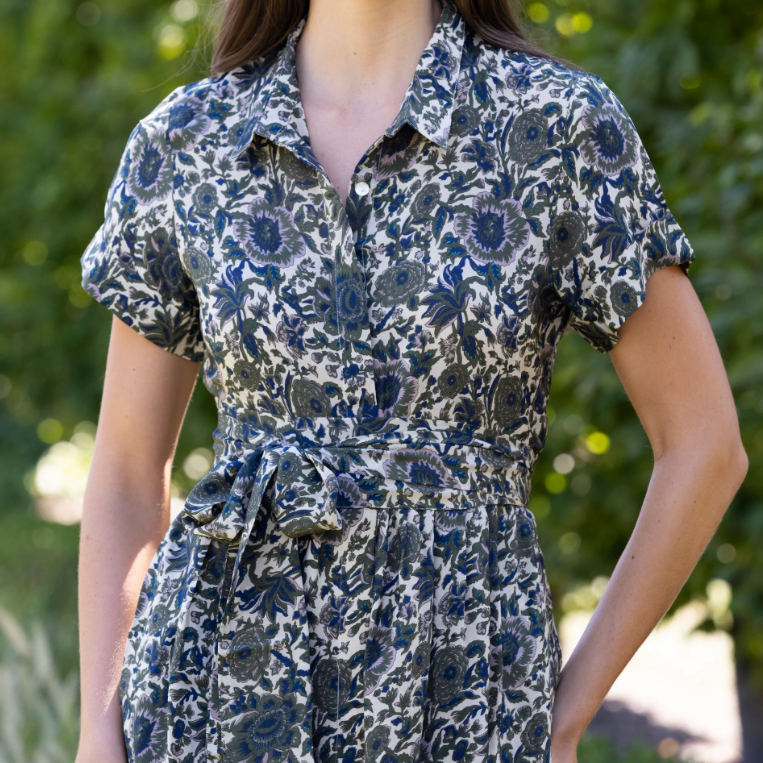 St. Germain Silk Midi Dress