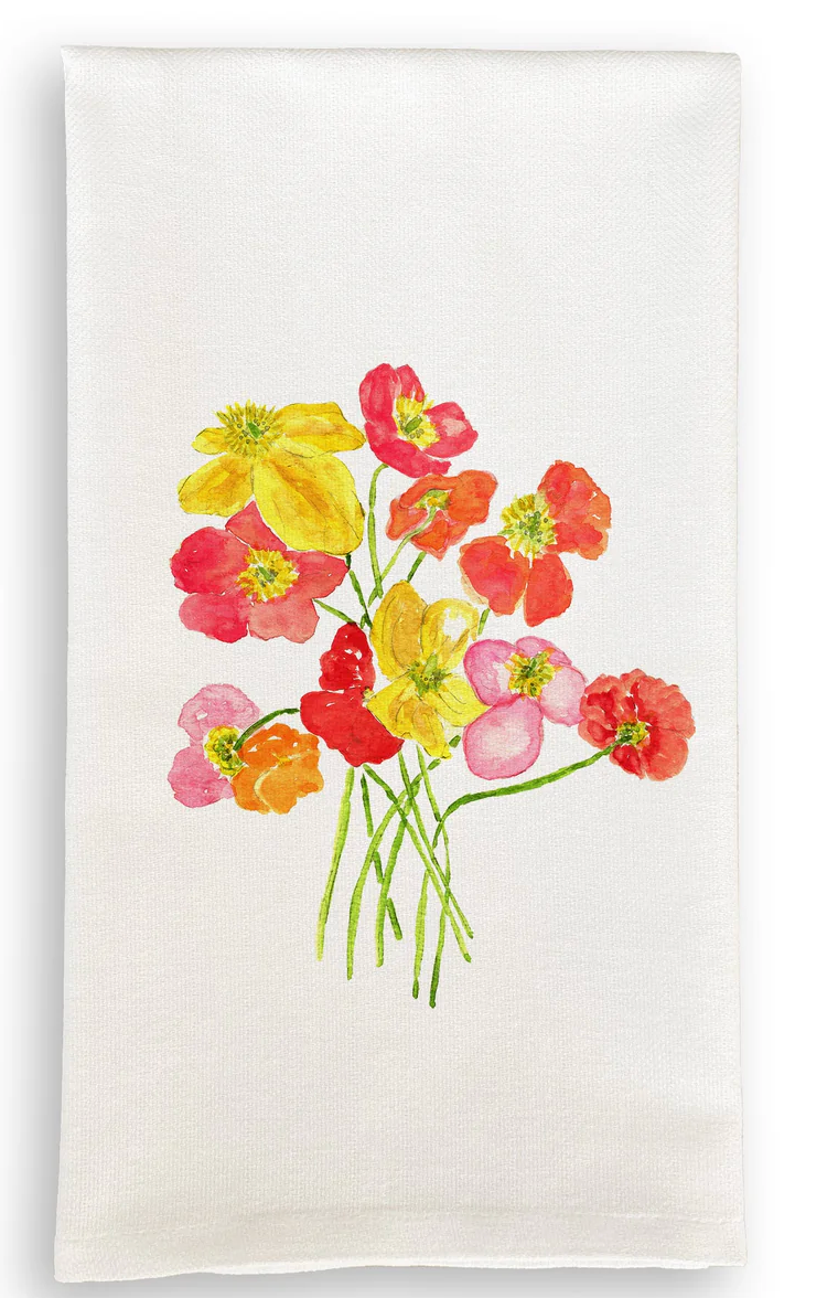 French Graffiti Kitchen Towel