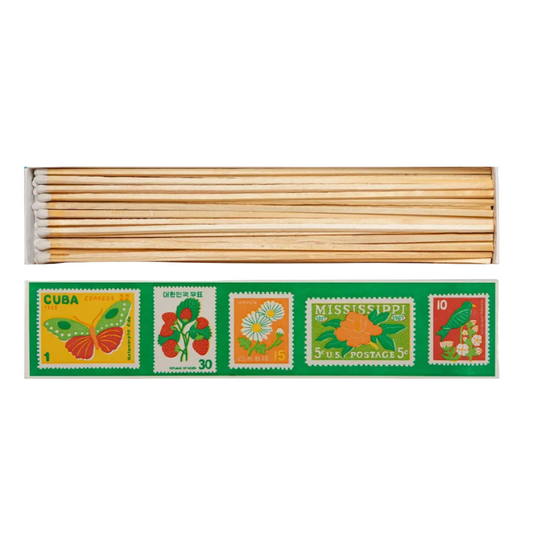 Vintage Stamp Long Matches