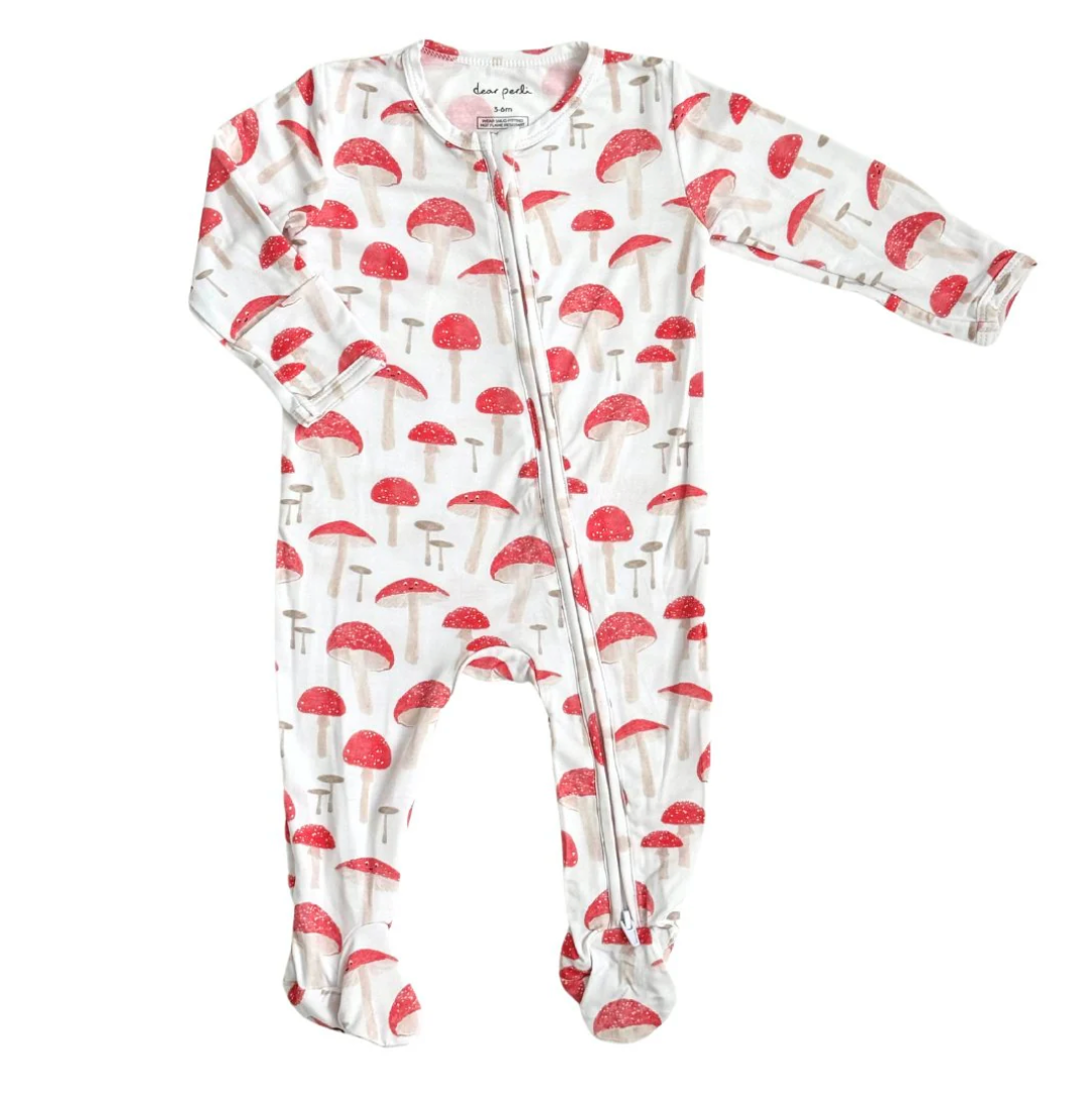 Dear Perli Zippered Footie