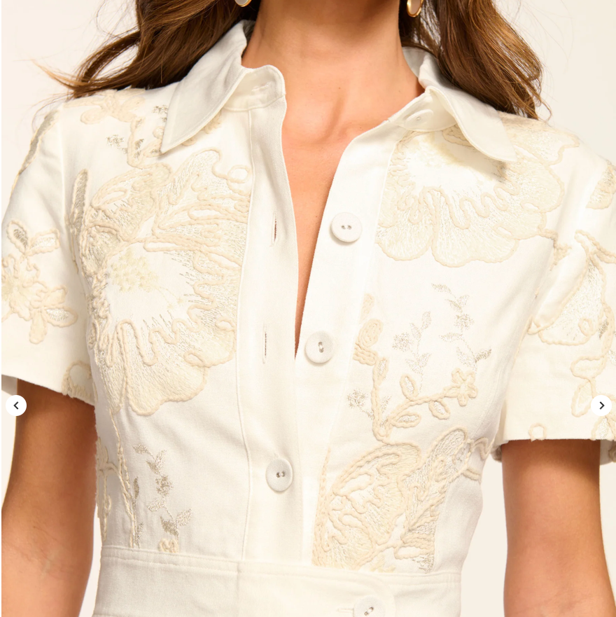 Embroidered Shannon Dress