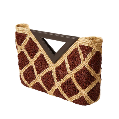 Crochet Raffia Vesper Bag