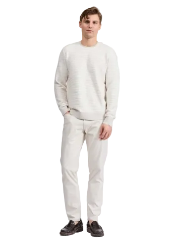 Harvey Stripe LS Crew